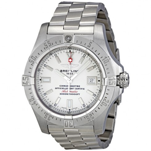 Breitling Avenger Seawolf Silver Stainless Steel Men's Watch A1733010-G697S watches