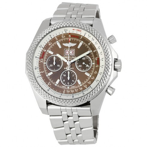 Breitling Bentley 6.75 Bronze Dial Chronograph Men's Watch A4436412-Q569SS watches