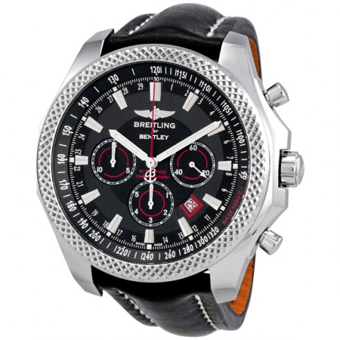 Breitling Bentley Barnato Black Dial Chronograph Men's Watch A2536824-BB11BKLD watches