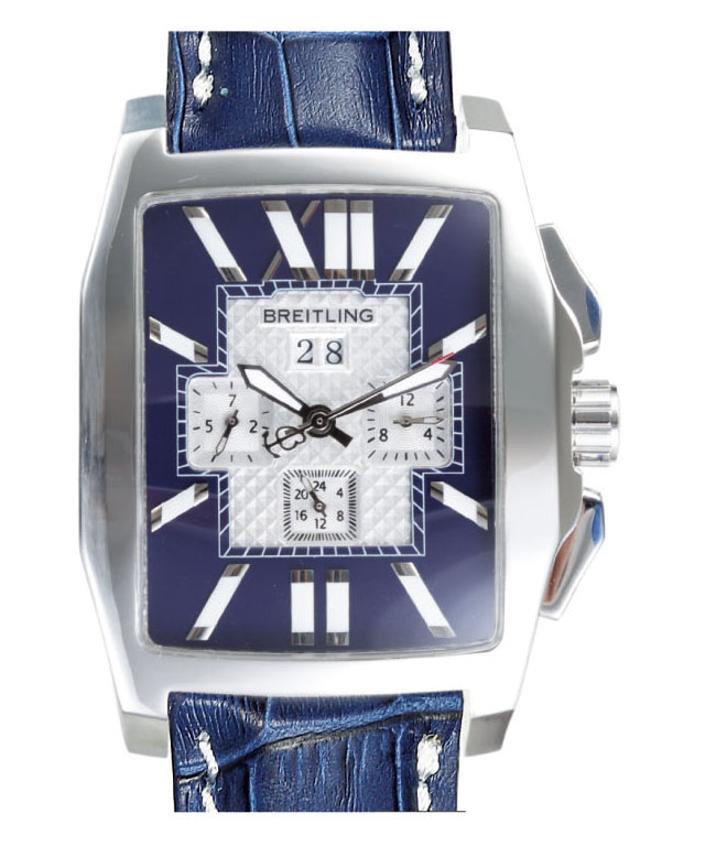Breitling Bentley Flying B Chronograph A16362 38.5x58.2mm Blue Dial Automatic Watch watches