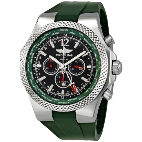 Breitling Bentley GMT Green Dial Chronograph Men's Watch A47362S4-B919GRRD watches