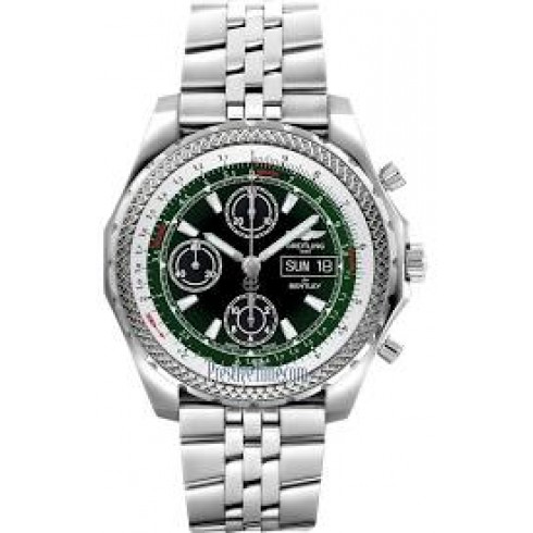 Breitling Bentley GT II Automatic Black and Green Dial Men's Watch A1336512/L520 watches