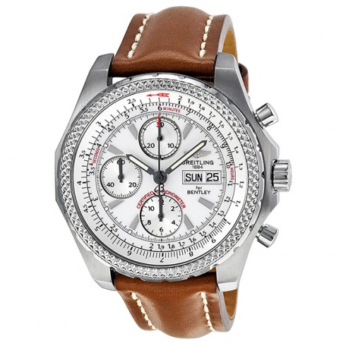 Breitling Bentley GT Racing Chronograph Automatic Silver Dial Men's Watch A1336313-A575 watches