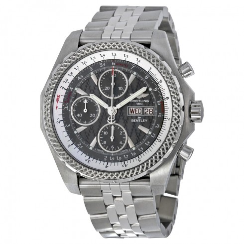 Breitling Bentley GT Racing Grey Dial Chronograph Men's Watch A1336313-F545SS watches