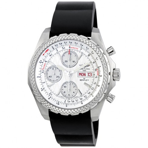Breitling Bentley GT Silver Dial Chronograph Automatic Men's Watch A1336313-G680BKRD watches