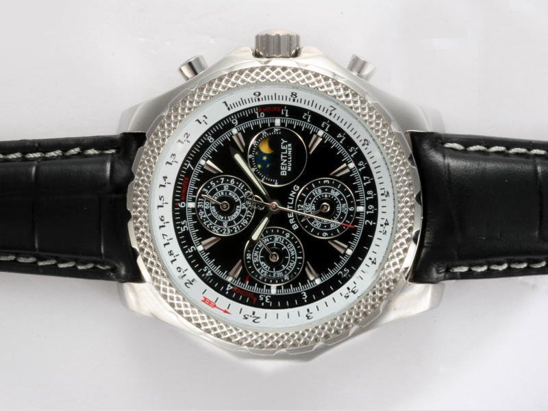 Breitling Bentley Mark VI A 13362 Midsize Round Stainless Steel Case Watch watches