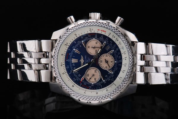 Breitling Bentley Motors 6.75 A44362 Mens 48.7mm Stainless Steel Case Watch watches