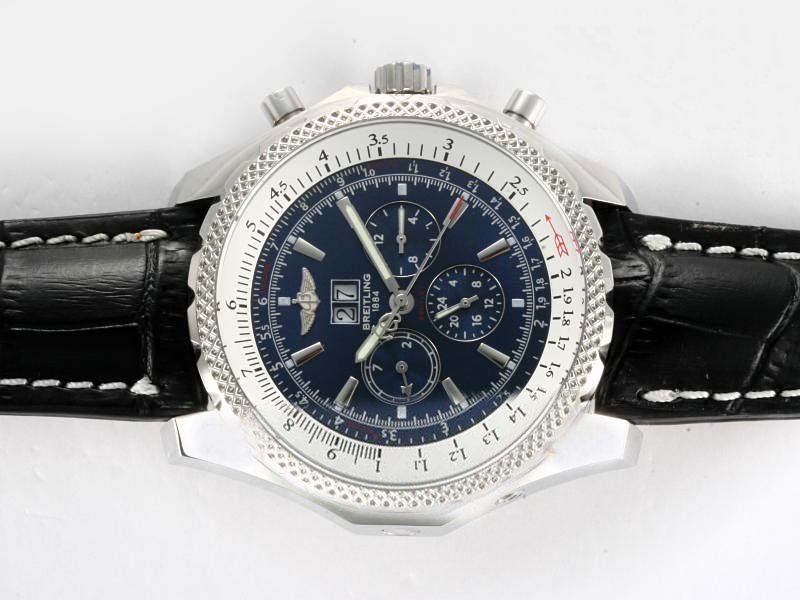 Breitling Bentley Motors 6.75 A4436412/C786-3CD Round Stainless Steel Case Watch watches