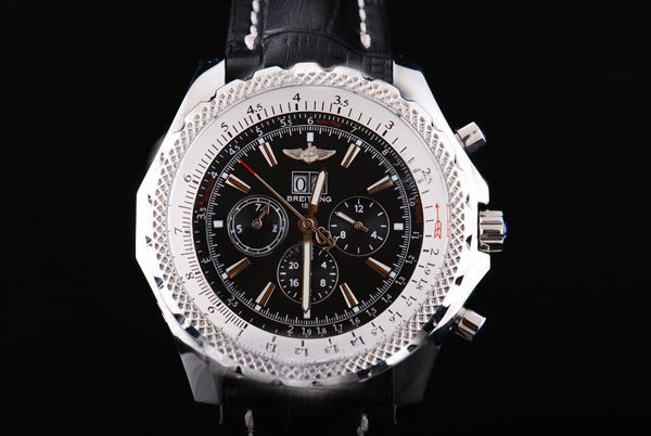 Breitling Bentley Motors 6.75 Black Dial Black Dial Quartz Chronograph Watch watches