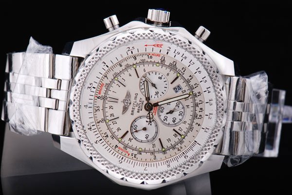 Breitling Bentley Motors 6.75 Steel Brown Dial Automatic 44mm Midsize Watch watches