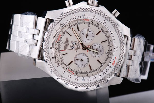 Breitling Bentley Motors 6.75 Steel Brown Dial Stainless Steel Case Round Mens Watch watches