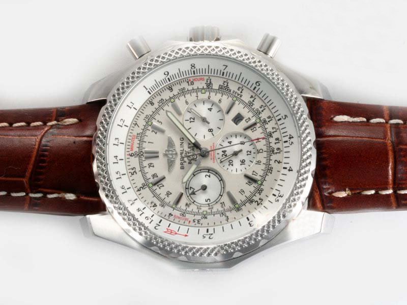 Breitling Bentley Motors A25362 49mm White Dial Automatic Watch watches