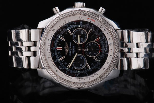 Breitling Bentley Motors A2536212-B686SS 43mm Mens Silver Stainless Steel Strap Watch watches