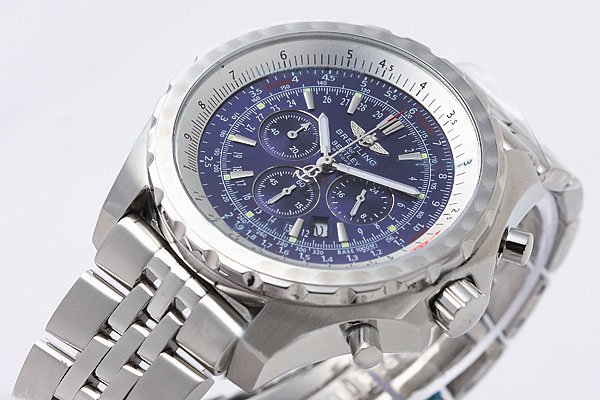 Breitling Bentley Motors A2536212/C618-SS Quartz 46mm Blue Dial Watch watches