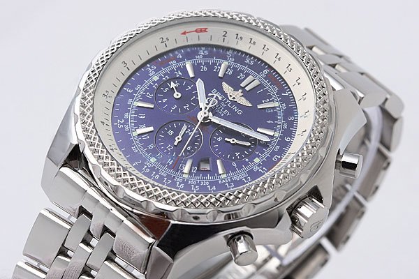 Breitling Bentley Motors A2536212-G552SS Round Silver Stainless Steel Strap Mens Watch watches