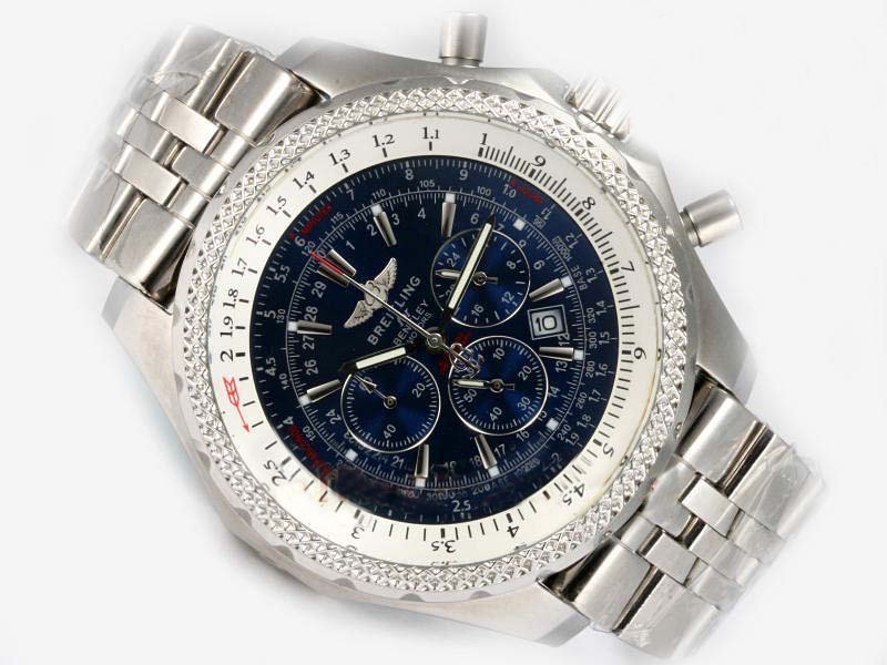 Breitling Bentley Motors A25363 49mm Automatic Blue Dial Watch watches