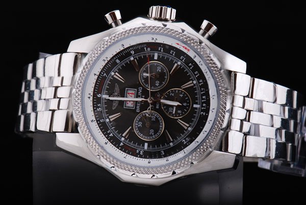 Breitling Bentley Motors Black Dial Automatic Mens 48.7mm Watch watches
