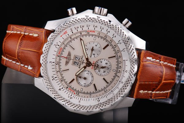 Breitling Bentley Motors Brown Dial Grey Dial Round Stainless Steel Case Watch watches