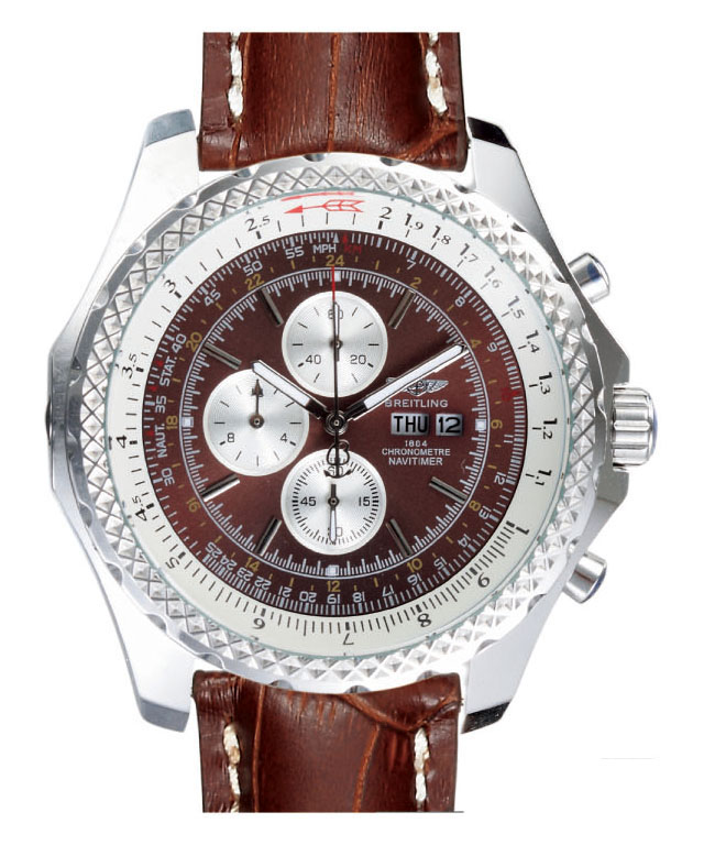 Breitling Bentley Motors GMT A 13362 45mm Quartz Chronograph Brown Dial Watch watches