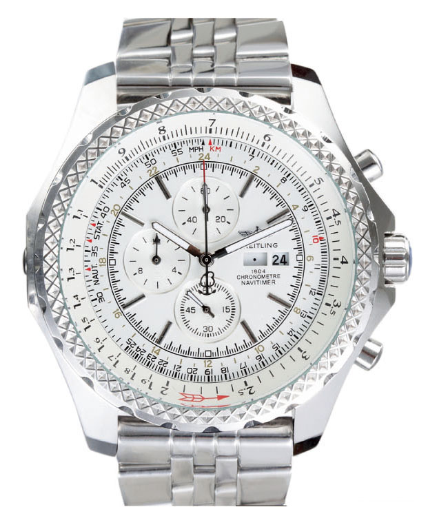 Breitling Bentley Motors GMT A1336212/A726-8RD 45mm White Dial Watch watches
