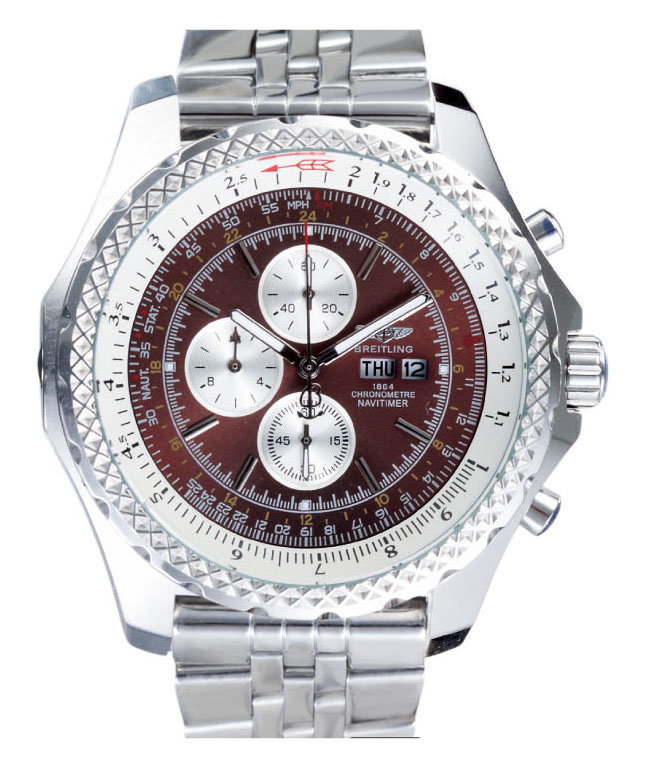Breitling Bentley Motors GMT A1336212-Q570SS Quartz Chronograph 45mm Mens Watch watches