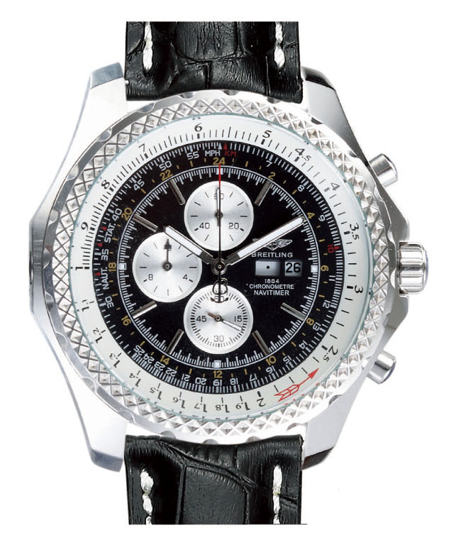 Breitling Bentley Motors GMT A13363 Quartz Chronograph Black Dial Round Watch watches