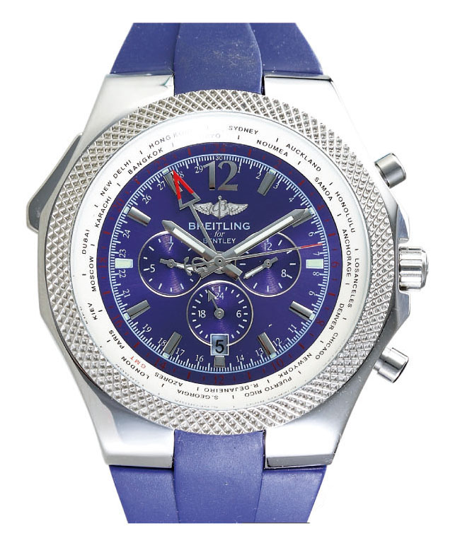 Breitling Bentley Motors GMT A4736212/C768-1RD Mens Stainless Steel Case Watch watches