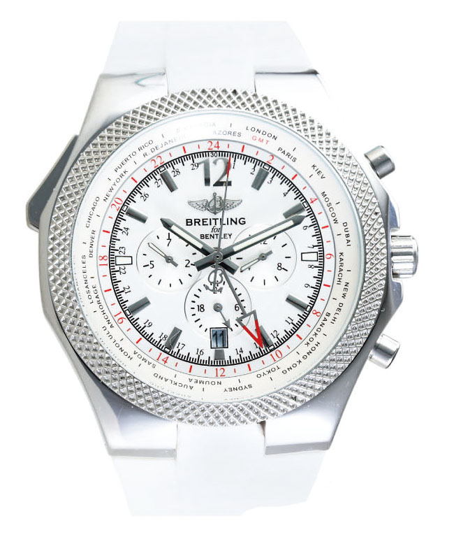 Breitling Bentley Motors GMT A4736212/g657 Midsize 49mm Stainless Steel Case Watch watches