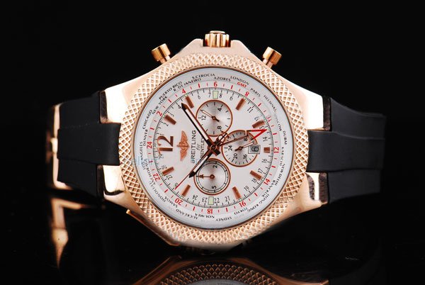 Breitling Bentley Motors GMT BTA4736212/Q554 Round Automatic Midsize Watch watches