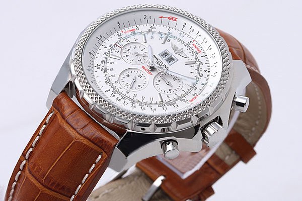 Breitling Bentley Motors Grey Dial Automatic Round White Dial Watch watches