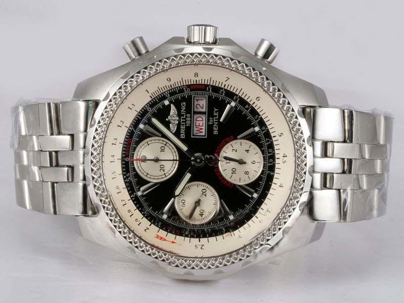 Breitling Bentley Motors GT 1336212/F545SS Automatic Black Dial Watch watches