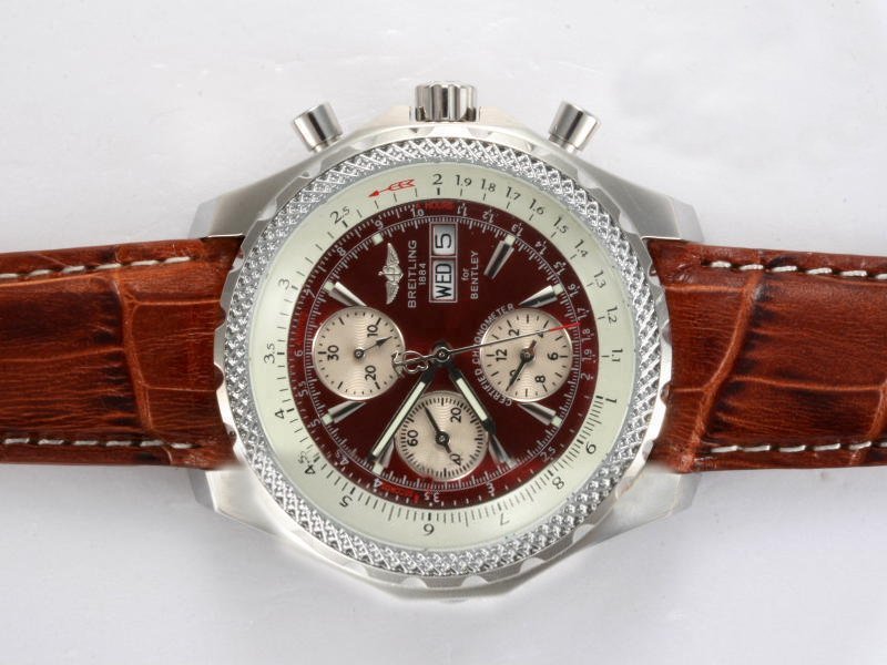 Breitling Bentley Motors GT A13362 Mens Stainless Steel Case Stainless Steel Bezel Watch watches