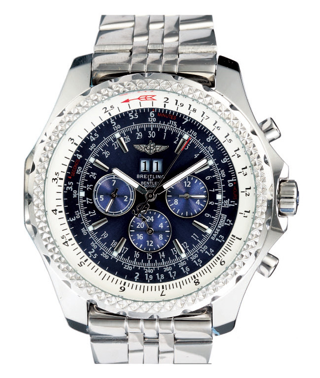 Breitling Bentley Motors GT A44362 Automatic Midsize Stainless Steel Bezel Watch watches