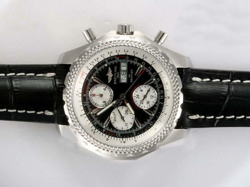 Breitling Bentley Motors GT Black Dial Black Dial Round Automatic Watch watches