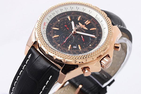 Breitling Bentley Motors K2536212-B687-761P 18K Gold Case Mens Watch watches