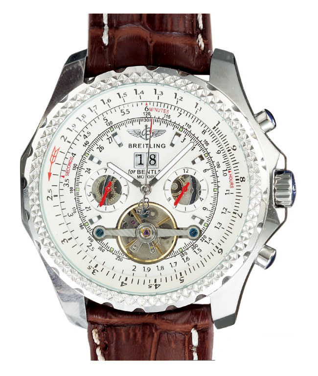 Breitling Bentley Motors Mulliner Tourbillon A25362 Stainless Steel Bezel Mens Automatic Watch watches