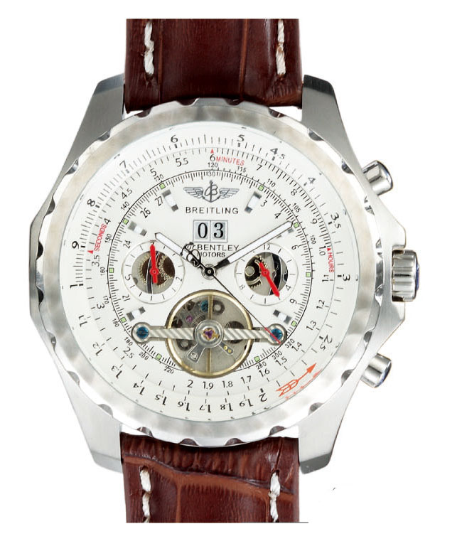Breitling Bentley Motors Mulliner Tourbillon A4436212/g573-2CD Automatic White Dial 49mm Watch watches