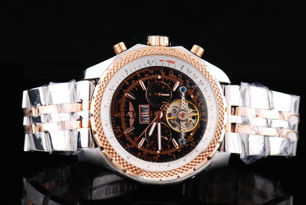Breitling Bentley Motors Mulliner Tourbillon Beige Dial Automatic 49mm Midsize Watch watches
