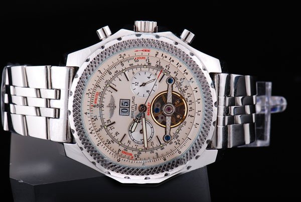 Breitling Bentley Motors Mulliner Tourbillon Beige Dial Automatic Grey Dial Watch watches