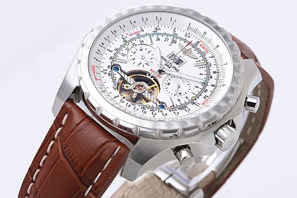 Breitling Bentley Motors Mulliner Tourbillon Beige Dial Mens 49mm Automatic Watch watches