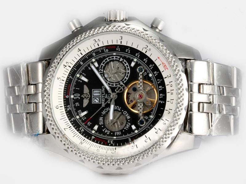 Breitling Bentley Motors Mulliner Tourbillon Beige Dial Mens Round Watch watches