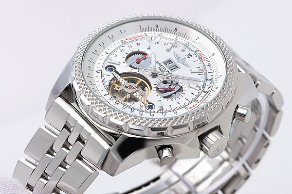 Breitling Bentley Motors Mulliner Tourbillon Beige Dial White Dial Round Automatic Watch watches