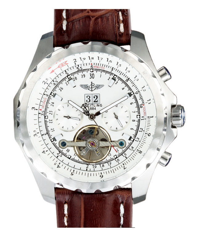 Breitling Bentley Motors Mulliner Tourbillon H18841 Stainless Steel Case Round Watch watches