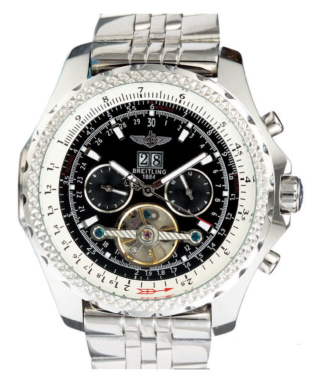 Breitling Bentley Motors Mulliner Tourbillon j18841 48.7mm Stainless Steel Case Watch watches