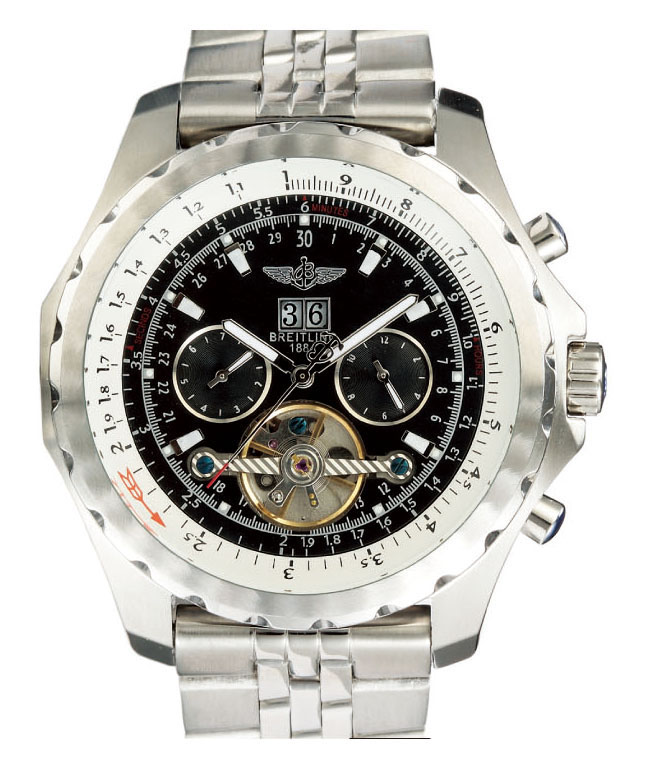 Breitling Bentley Motors Mulliner Tourbillon j18841 Black Dial 47.8mm Automatic Watch watches