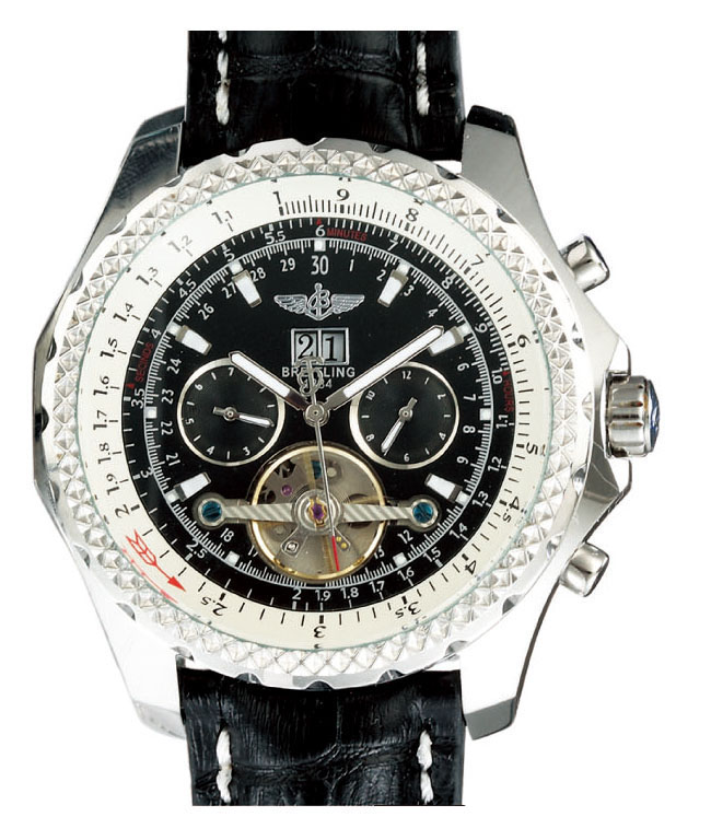 Breitling Bentley Motors Mulliner Tourbillon j18841 BT-18 Stainless Steel Bezel Automatic Watch watches