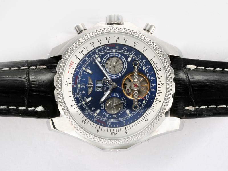 Replica Breitling Bentley Motors Mulliner Tourbillon L18841 Blue Dial Stainless Steel Case 47mm Watch Watch