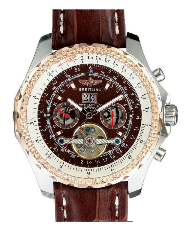 Breitling Bentley Motors Mulliner Tourbillon L18841 Brown Dial Automatic Watch watches