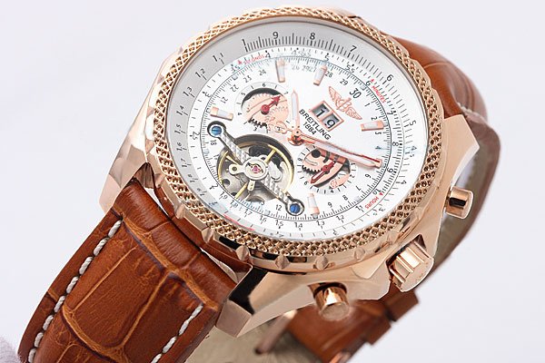 Breitling Bentley Motors Mulliner Tourbillon L18841 Mens 49mm 18K Gold Case Watch watches