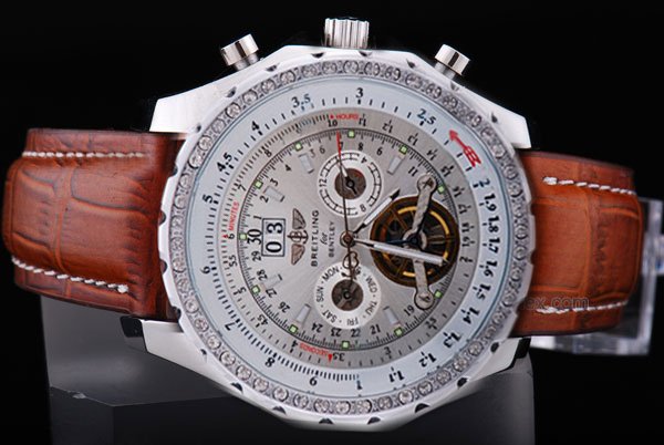 Breitling Bentley Motors Mulliner Tourbillon L18841 Midsize Stainless Steel Case Round Watch watches